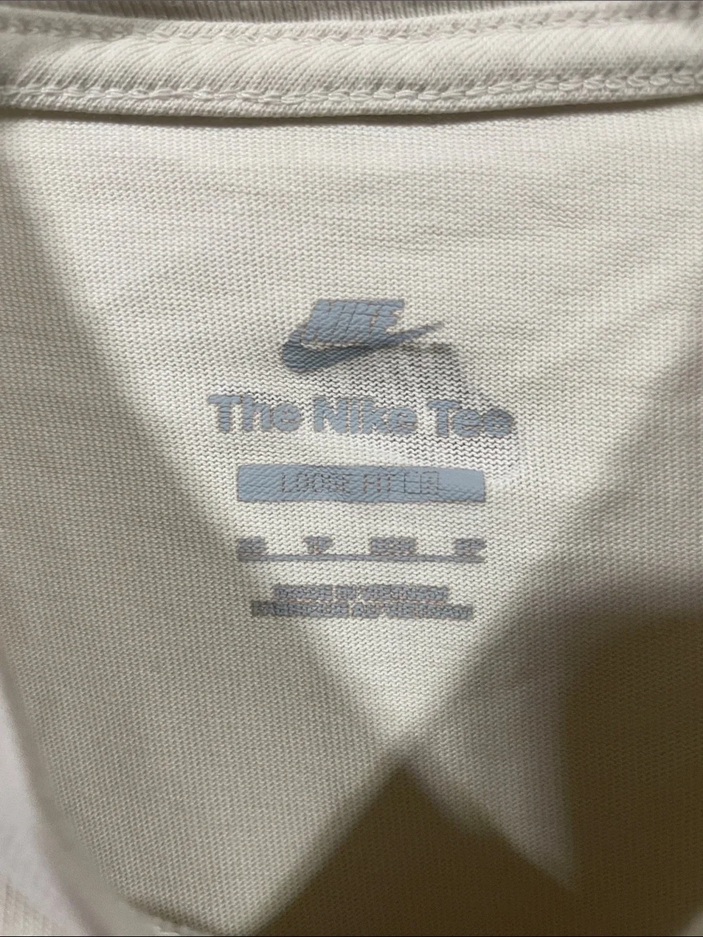 Nike Beige Nike Sports Club Crop Tee